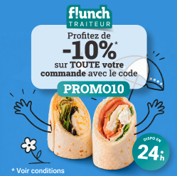 Flunch traiteur code promo 10