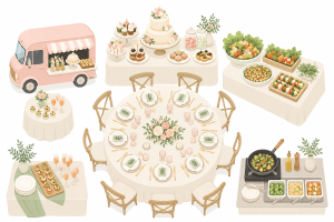 Idée repas original mariage