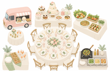 Idée repas original mariage