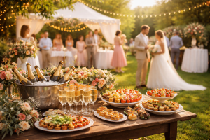 Organisation d'un vin d'honneur pour un mariage