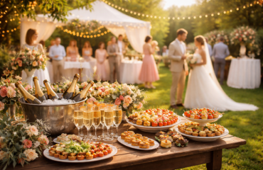 Organisation d'un vin d'honneur pour un mariage