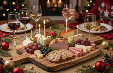 Planche charcuterie fromage Noël